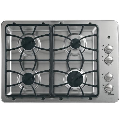 GE JGP333SET1SS Ge 30" Built-In Gas Cooktop