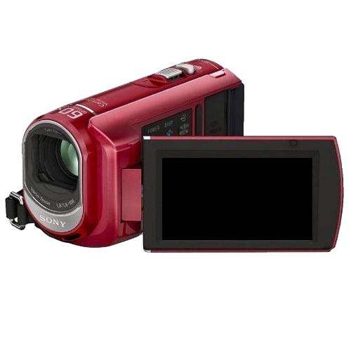 Sony DCRSX40/R Palm-Sized Camcorder W/ 60X Optical Zoom