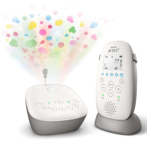 Avent SCD730/86 Audio Baby Monitor High W/Starry Night Projector