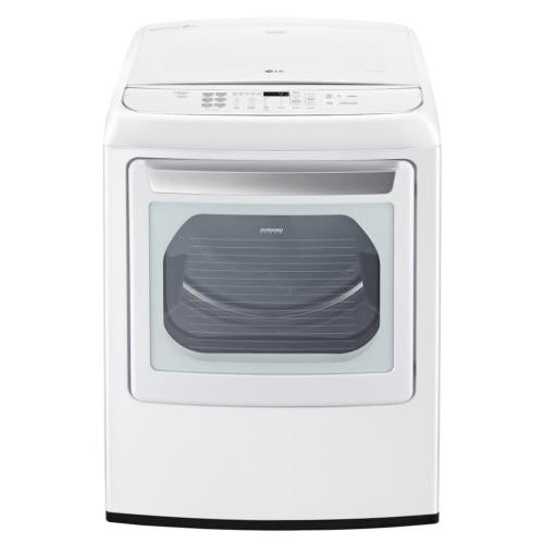 LG DLEY1901WE 27 Inch Electric Dryer with EasyLoad™ Door, Steam, Wi-Fi Connectivity, Wrinkle Care, Sensor Dry, 12 Drying Cycles, Speed Dry, 7.3 cu. ft. Capacity and ENERGY STAR®: White