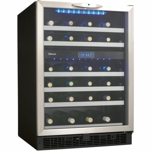 Silhouette DWC518BLS 5.1 Cu. Ft. 51-Bottle Wine Cellar - Black/Stainless