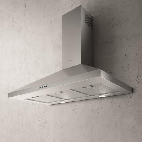 Elica EVL436S2 36 Inch Wall Mount Chimney Hood with 3 Fan Speeds, 400 CFM Internal Blower, Backlit Push Controls