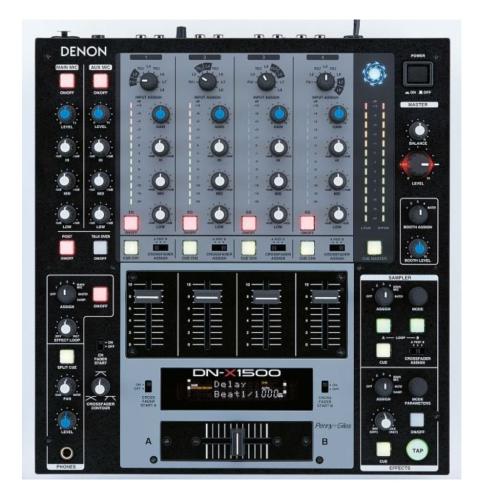 Denon DNX1500 Dn-X1500 - Professional 4 Channel Digital Mixer