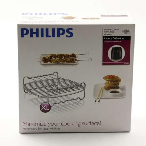 Philips Healthy Cook Double Layer Rack W/Skewers-Av - HD9905/00