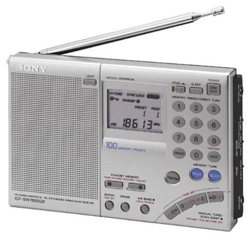 Sony ICFSW7600GR Portable Radio with Speaker