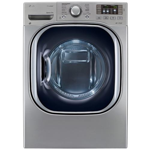 LG DLHX4072V 27 Inch 7.3 cu ft. Electric Dryer with 14 Dry Cycles, 5 Temperature Selections, EcoHybrid, Steam, Wrinkle Care, SmartDiagnosis, ReduceStatic Option, EasyIron Option and ENERGY STAR Qualification: Graphite Steel