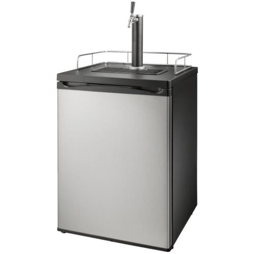 Insignia NSBK1TSS6 5.6 Cu. Ft. 1-Tap Beverage Cooler Kegerator - Stainless Stee