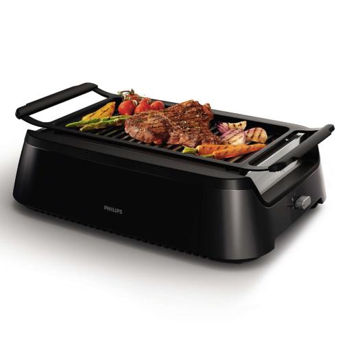 Philips Healthy Cook HD6372/94 Avance Collection Indoor Grill With Chrome Grill Accessory