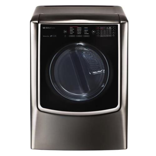 LG DLEX9500K 29 Inch Electric Smart Dryer with 9.0 cu. ft. Capacity, 14 Drying Programs, Wrinkle Care, Sensor Dry, TurboSteam, SteamSanitary™, and SmartThinQ WiFi