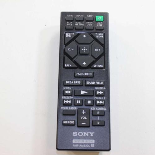 Sony HIFI Shelf System Remote Control (RMT-AM330U) - 1-493-294-11