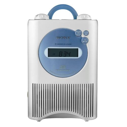 Sony ICFCD73W AM/FM/Weather Shower CD Clock Radio