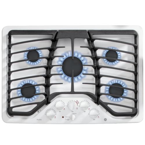 GE PGP953DET1BB Ge Profile Series 30" Built-In Gas Cooktop