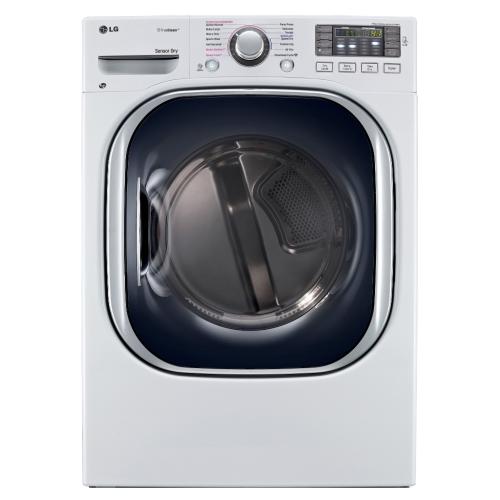 LG DLGX4271W 27 Inch 7.4 cu. ft. Gas Dryer with Steam Technology, Wrinkle Care, Anti-Bacterial Program, Speed Dry, 7.4 cu. ft. Capacity