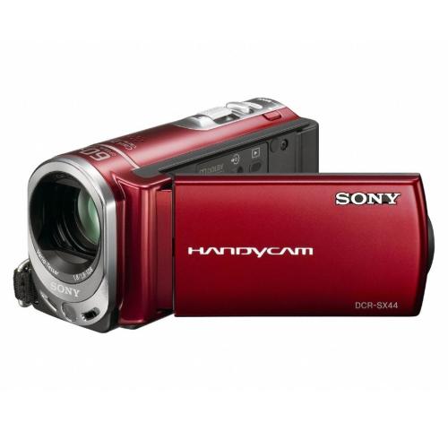 Sony DCRSX44/R Flash Memory Handycam Camcorder