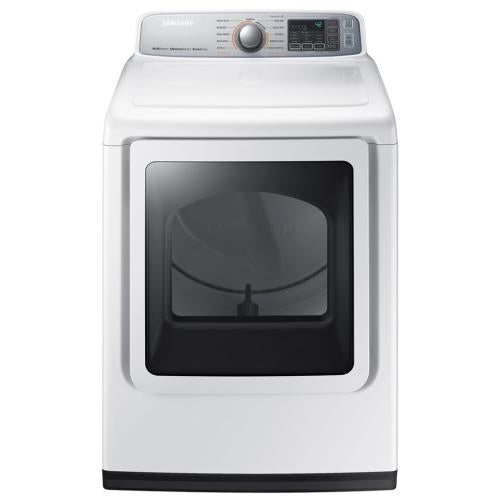 Samsung DVE50M7450W/A3 7.4 Cu. Ft. Electric Dryer With Steam