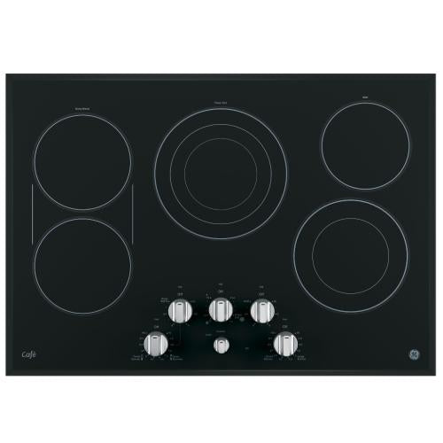 GE CP9530SJ1SS Ge Cafe Series 30" Built-In Knob Control Electric Cooktop